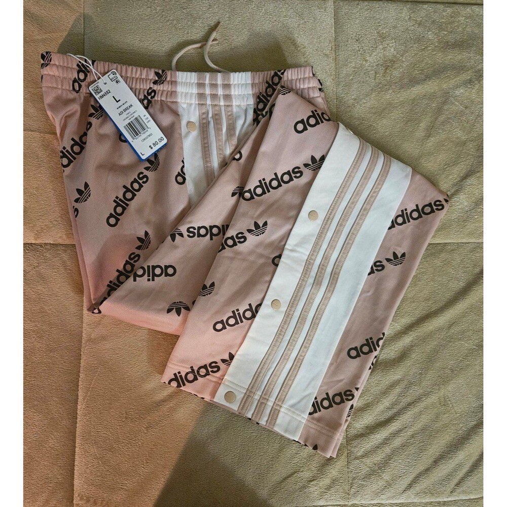 Adidas snap pants sz L - Picture 2 of 3